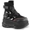 DemoniaCult - NEPTUNE126 Platform sneakers - Black Product image